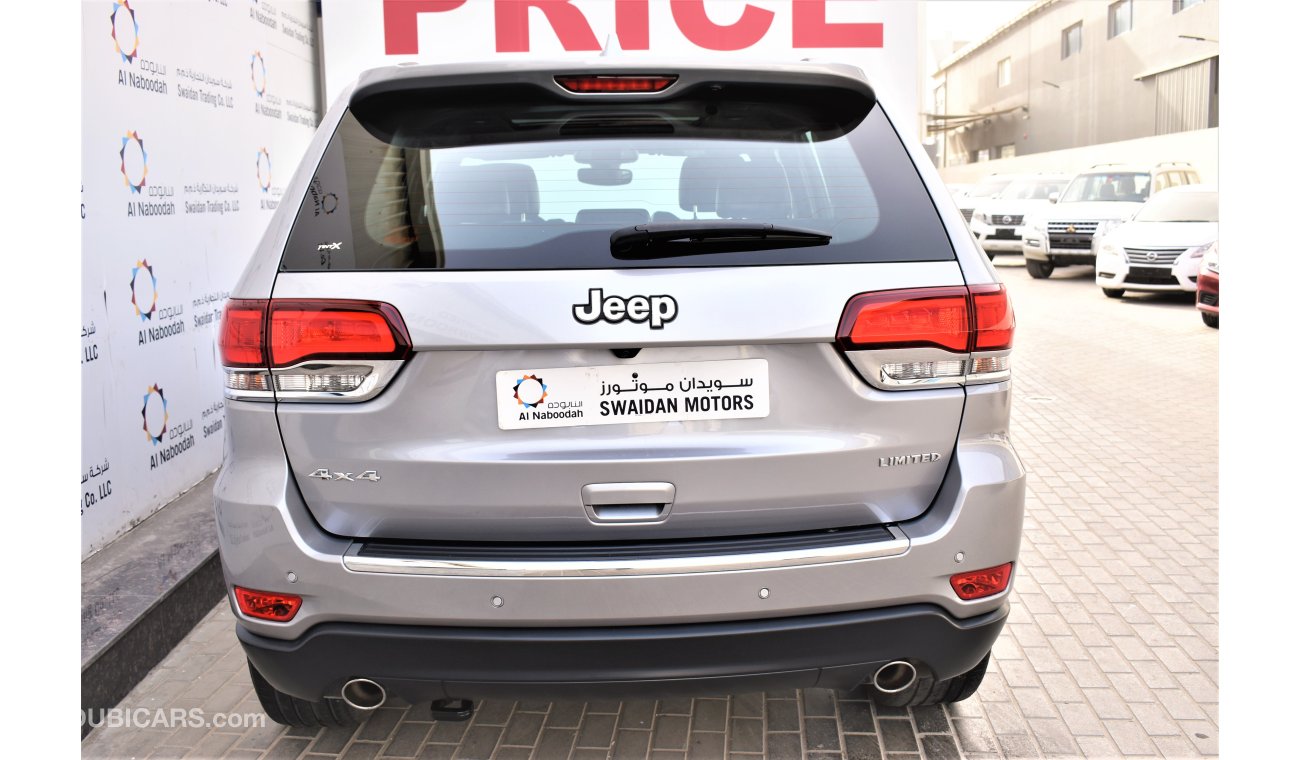 Jeep Grand Cherokee AED 3033 PM | 0% DP | 3.6L V6 LIMITED FULL OPTION 4X4 2020 GCC WARRANTY