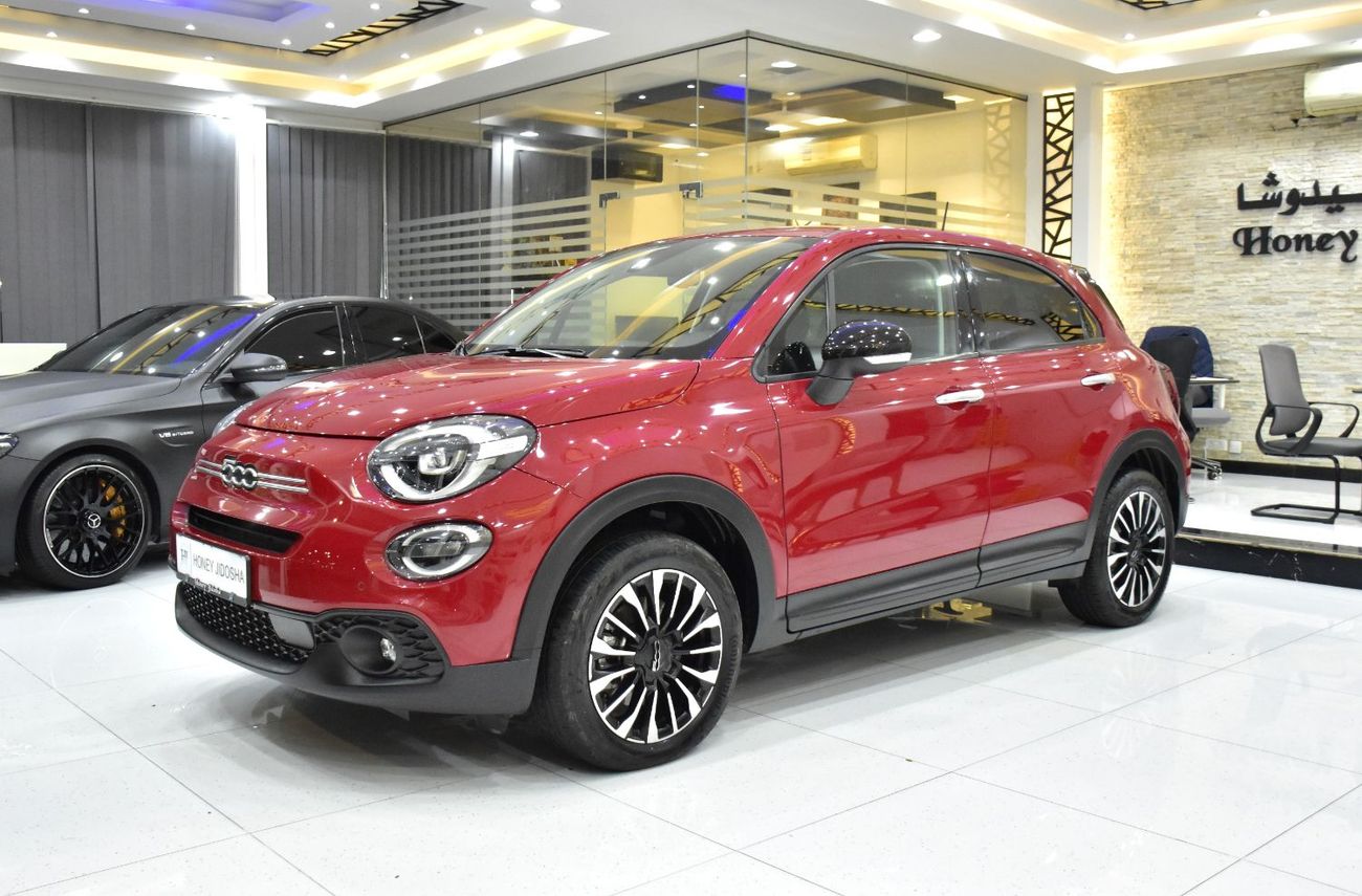 Fiat 500X EXCELLENT DEAL for our Fiat 500x ( 2023 Model ) in Red Color GCC Specs