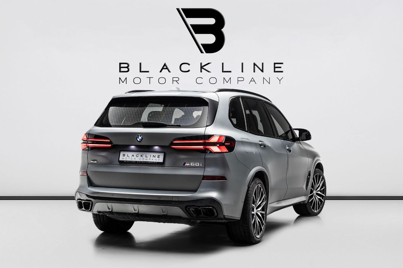 BMW X5 M50i 4.4L 2024 BMW X5 M60i, 2027 BMW Warranty + 2034 BMW Service Contract, Low KMs, GCC