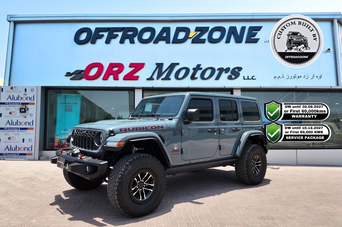 Jeep Wrangler Unlimited Rubicon 3.6L / 3 Years Dealer Warranty and 3 Years Dealer Service Package