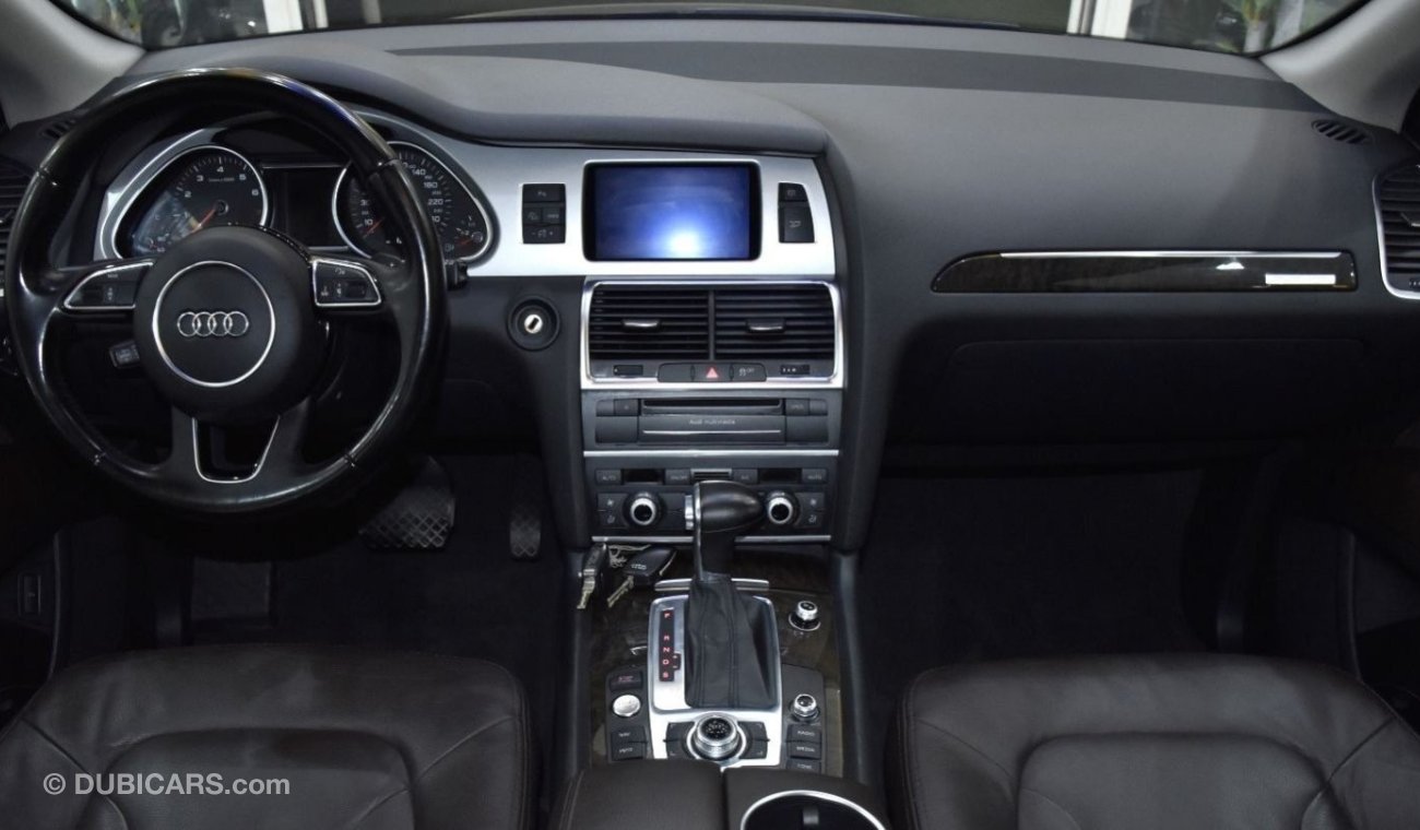 Audi Q7 EXCELLENT DEAL for our Audi Q7 SuperCharged ( 2014 Model ) in Grey Color GCC Specs