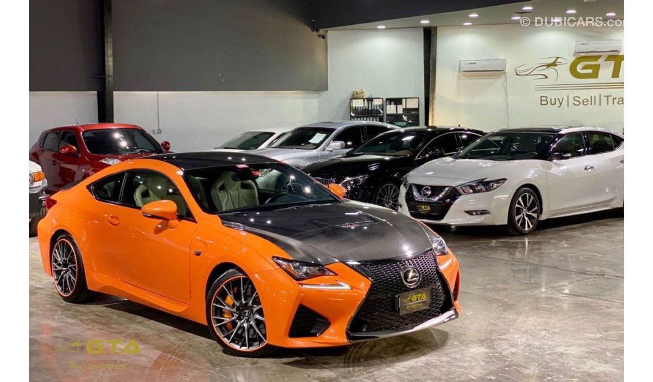 لكزس RC F 2016 Lexus RC F Carbon, April 2021 Agency Warranty, Full Lexus Service History, GCC