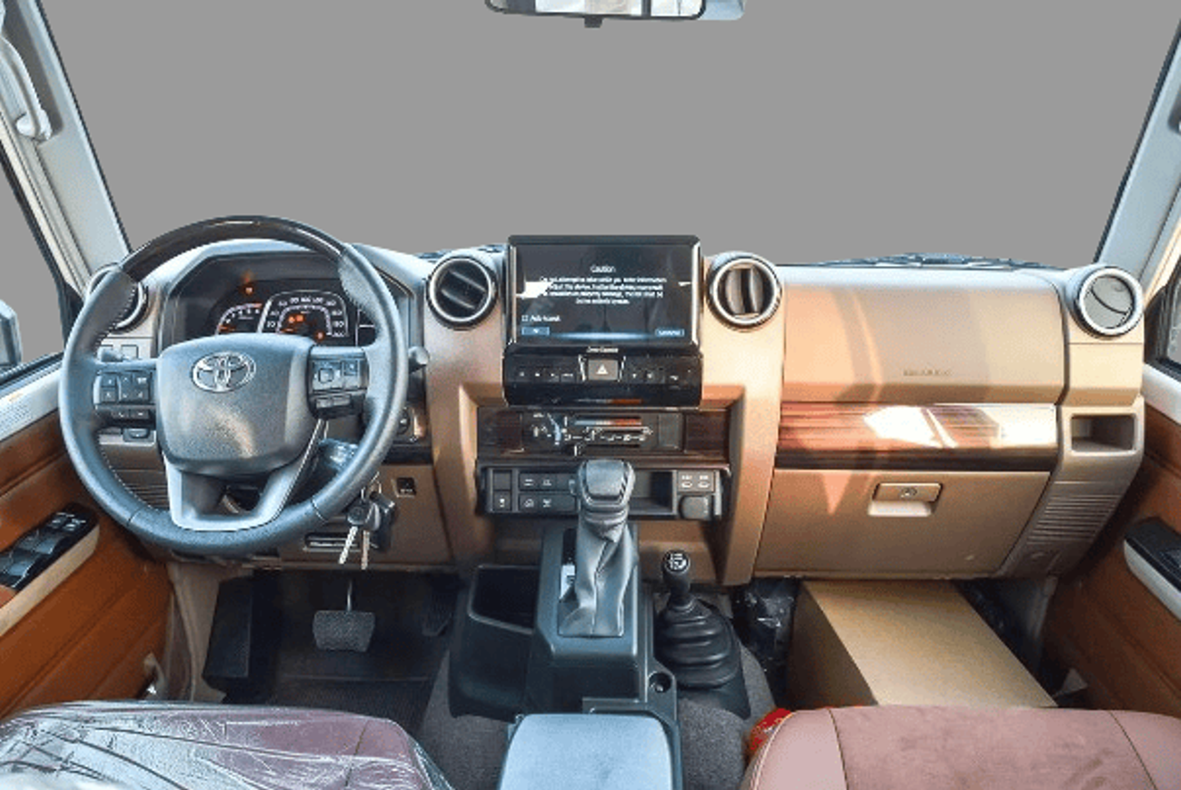 Toyota Land Cruiser 70 ECTMQM001 – 2025 TLC76 5 Doors Hardtop - 2.8L Diesel Auto White with Tan Interior