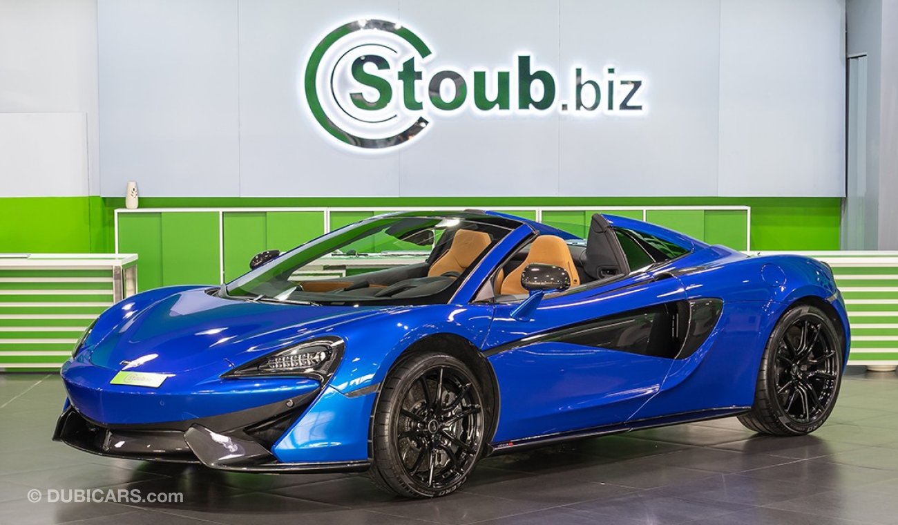 McLaren 570S SPIDER WITH GCC SPEC AND WARRANTY UNTIL DEC 2022