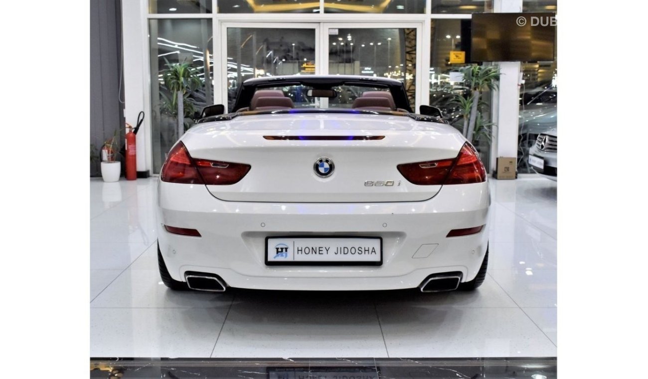 BMW 650i EXCELLENT DEAL for our BMW 650i CONVERTIBLE ( 2011 Model ) in White Color GCC Specs