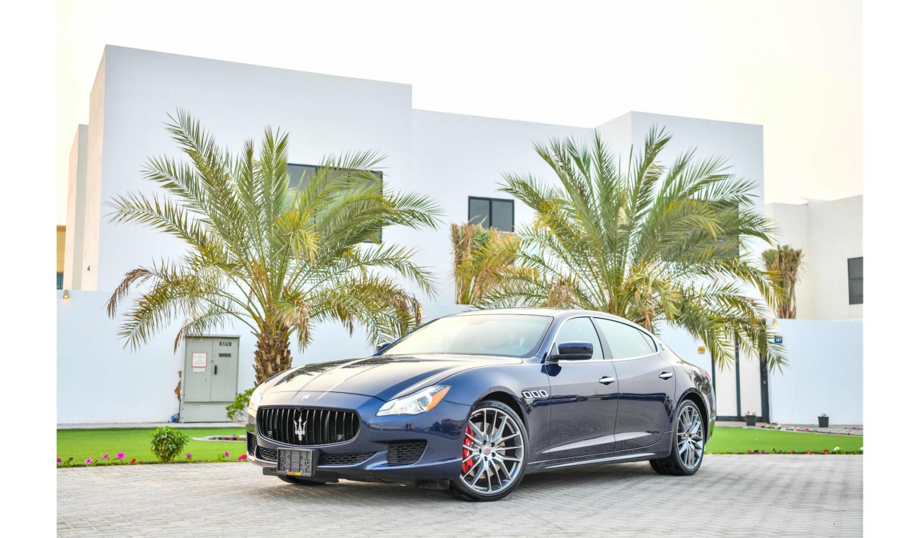 Maserati Quattroporte GTS - Agency Warranty - AED 3,799 Per Month - 0% DP