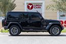 Jeep Wrangler Unlimited Sahara 3.6L Jeep Wrangler Unlimited Sahara 2023 GCC under Agency Warranty with Flexible Do