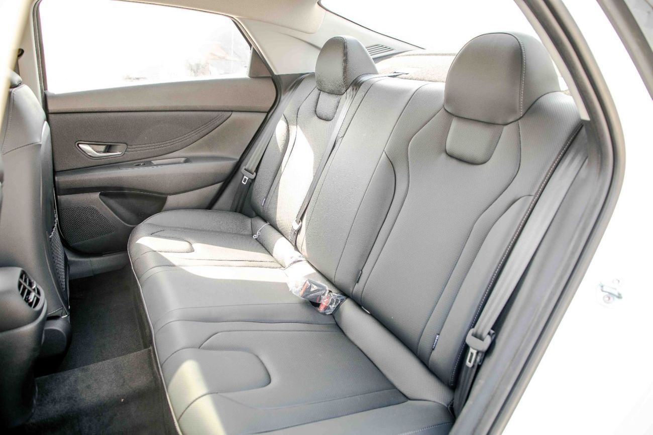 هيونداي إلانترا 2025 Hyundai Elantra GLX Elite 1.5L - White Inside Black | Export Only