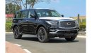 إنفينيتي QX80 الإصدار الأسود 8