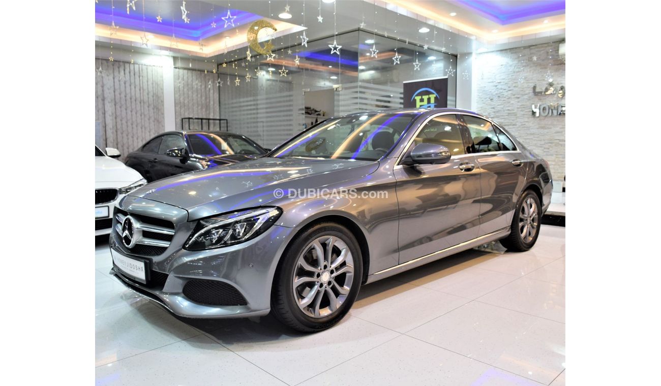 Mercedes-Benz C 180 1.6L Mercedes Benz C180 ( 2017 Model! ) in Grey Color! GCC Specs