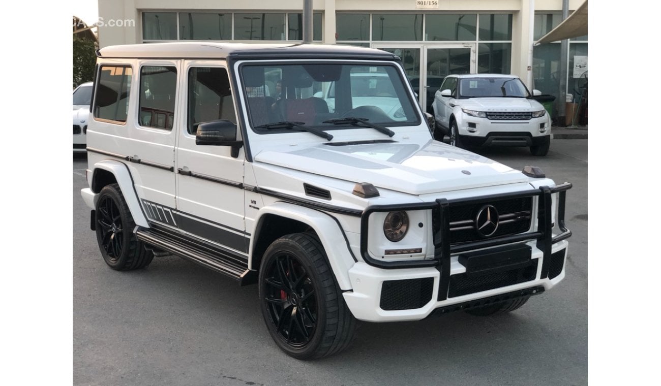 مرسيدس بنز G 63 AMG موديل 2017 خليجي حاله ممتازه من الداخل والخارج كراسي جلد ومثبت سرعه وتحكم كهربي كامل ونظام صوت ممتاز