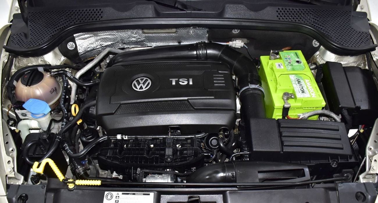 Volkswagen Beetle EXCELLENT DEAL for our Volkswagen Beetle Turbo ( 2016 Model ) in Beige Color GCC Specs