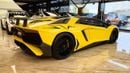 Lamborghini Aventador 6.5L V12 Lamborghini Aventador SV 2016 - LP 750-4 SV Roadster - Yellow (Giallo)