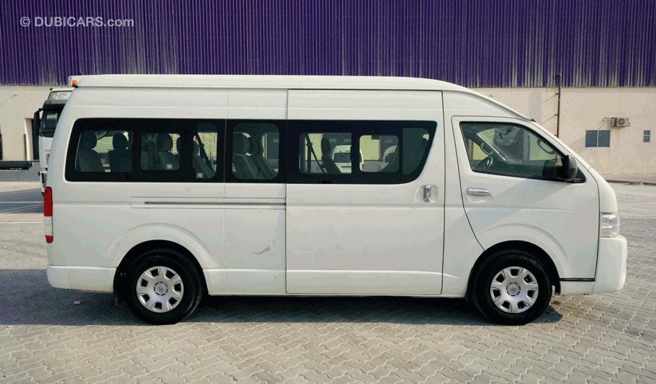 Toyota Hiace CERTIFIED VEHICLE;HIACE HIGH ROOF 12STR,GLX,CROME (GCC SPECS) IN GOOD CONDITION(CODE : 77406)