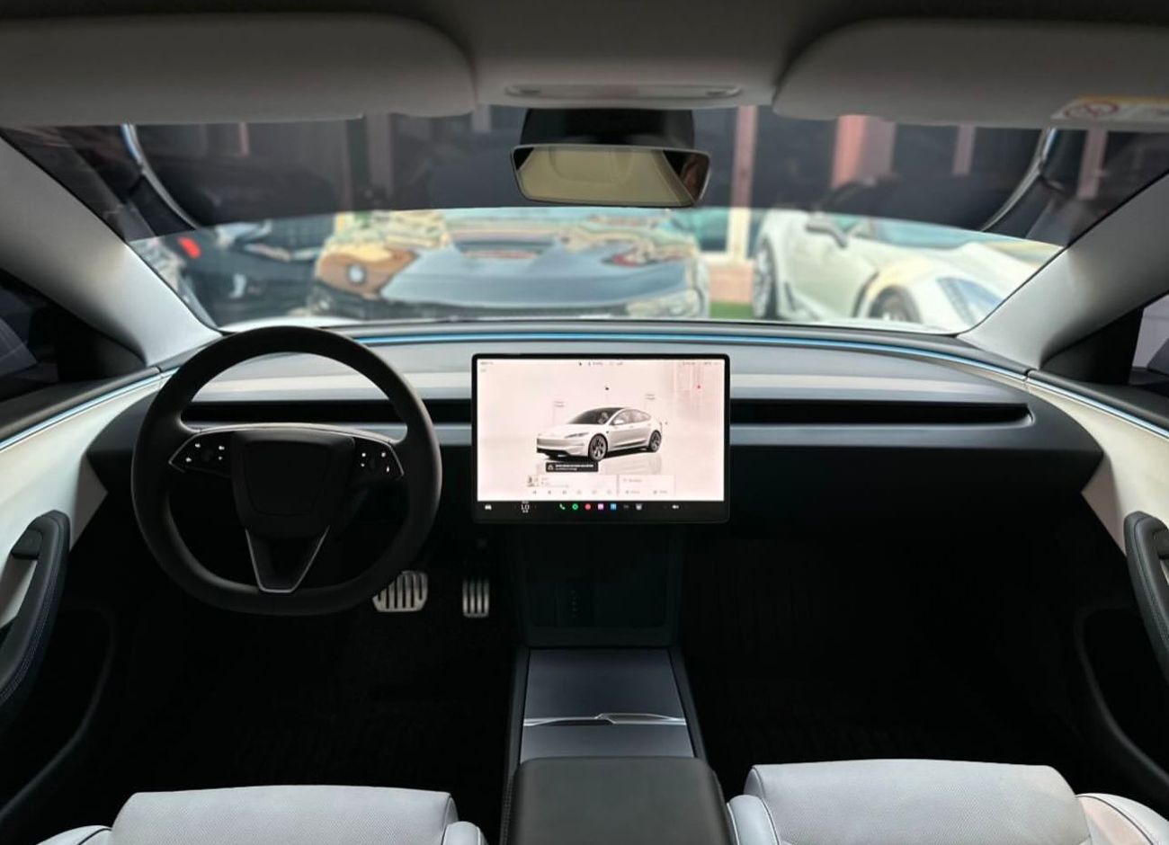 تسلا موديل 3 تسلا موديل 3 بروفورمنس خليجي 2025 فل ابشن صبغ وكاله تحت الضمان