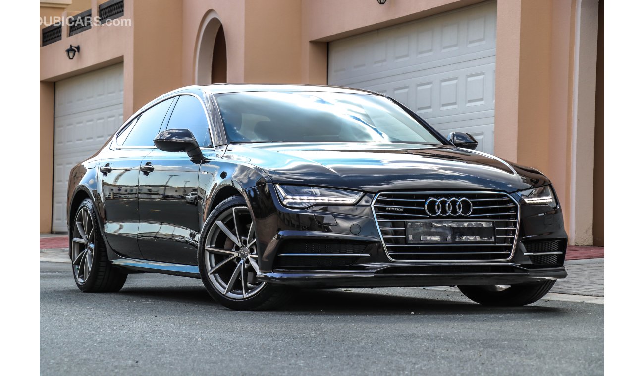 أودي A7 35 TFSI 2015 GCC under 2 years Warranty with Zero Down-Payment.