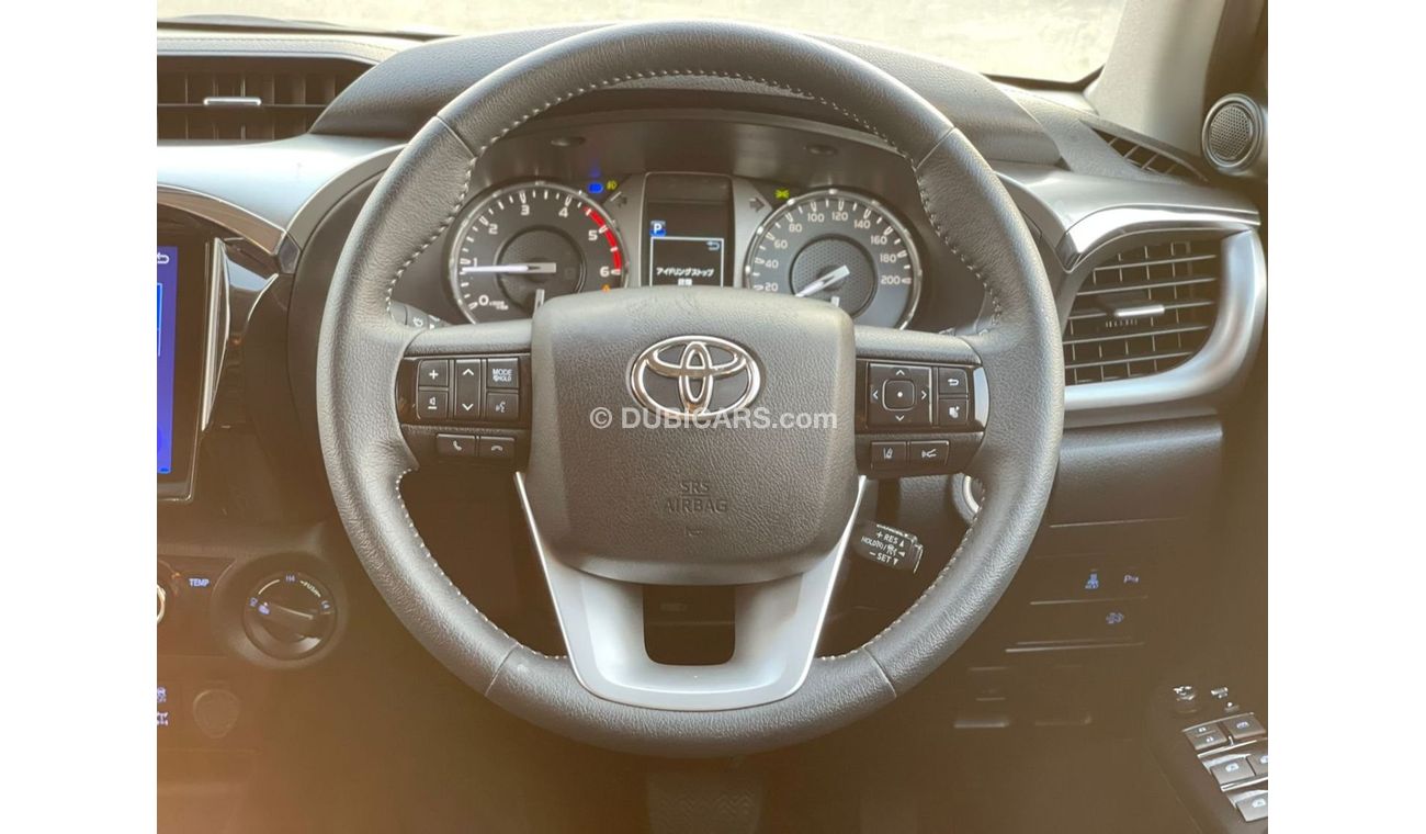 Toyota Hilux 2020 Push Start Black Leather Seats Cool Box Digital AC 4WD AT Diesel Parking Sensors [RHD] Premium 