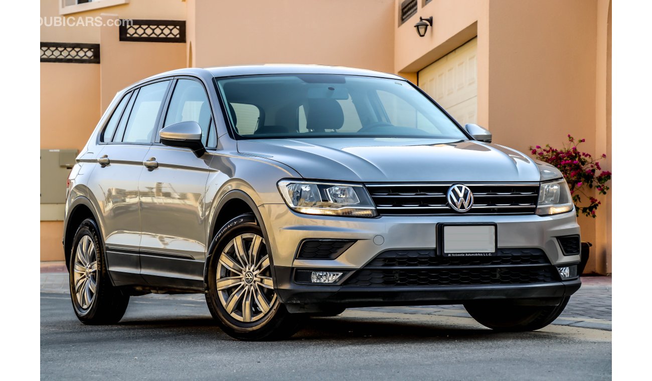 Volkswagen Tiguan GCC under Agency Warranty with Zero Down-Payment.