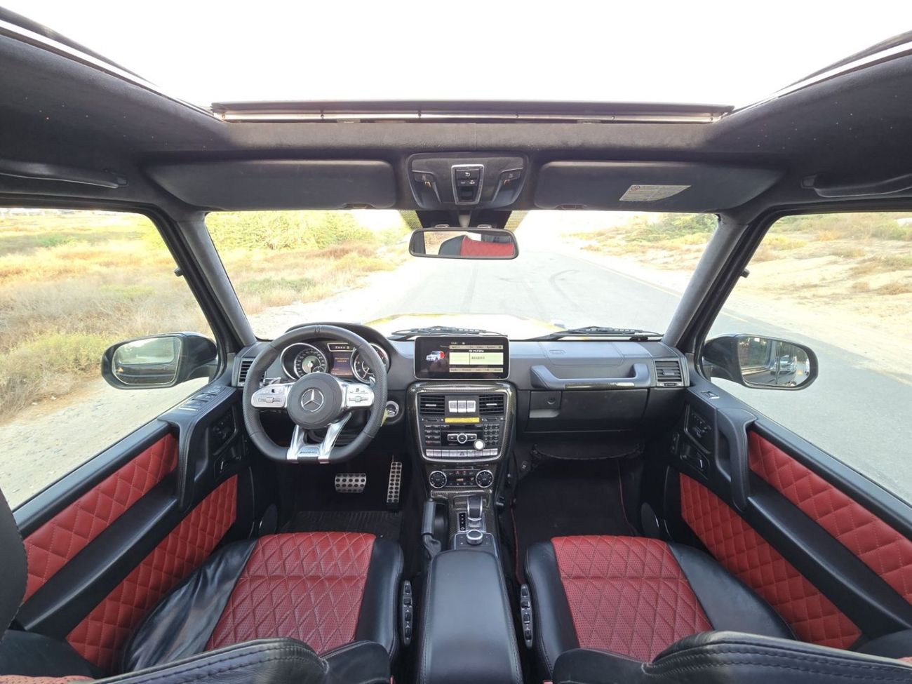 مرسيدس بنز G 63 AMG Std 5.5L MERCEDES G-63 AMG 2013 GCC BODYKIT MODEL 2020 GOOD CONDITION INSIDE OUT SIDE