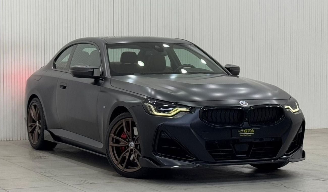 BMW M240i xDrive 3.0L 2022 BMW M240i xDrive, BMW Warranty + Service Pack, Low Kms, GCC
