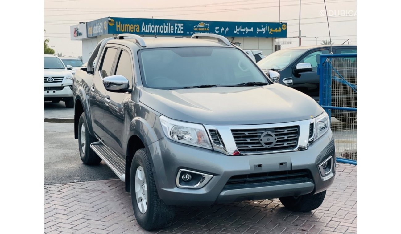 نيسان نافارا Nissan navara Diesel engine model 2017 grey color manual gear leather electric seats full option car