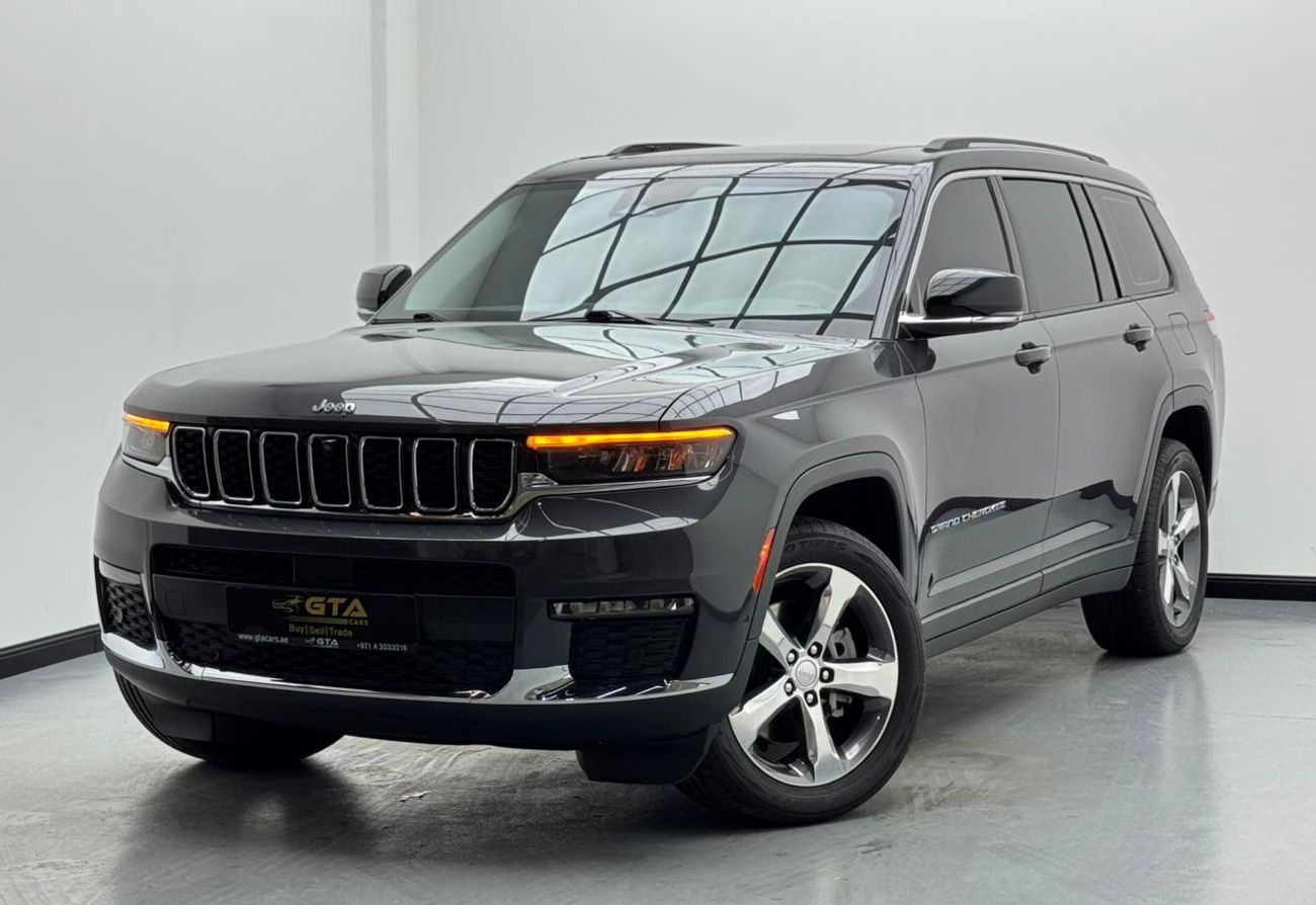 جيب جراند شيروكي L Limited 3.6L 2022 Jeep Grand Cherokee L Limited, 2027 Jeep Warranty, 2027 Jeep Service Pack, GCC