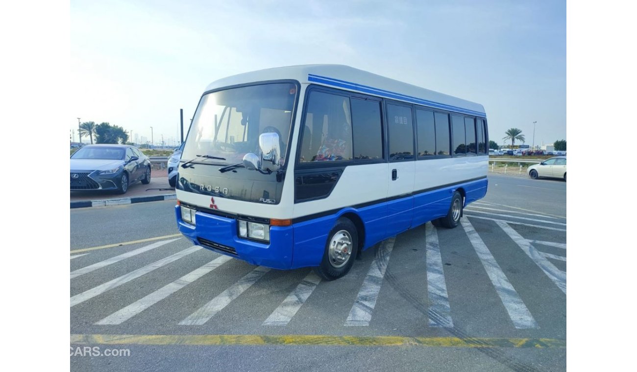 Mitsubishi Rosa BE434F-03126 || MITSUBISHI	ROSA (BUS)	1997	WHITE /BLUE | DISELE	155306	RHD	MANUAL.