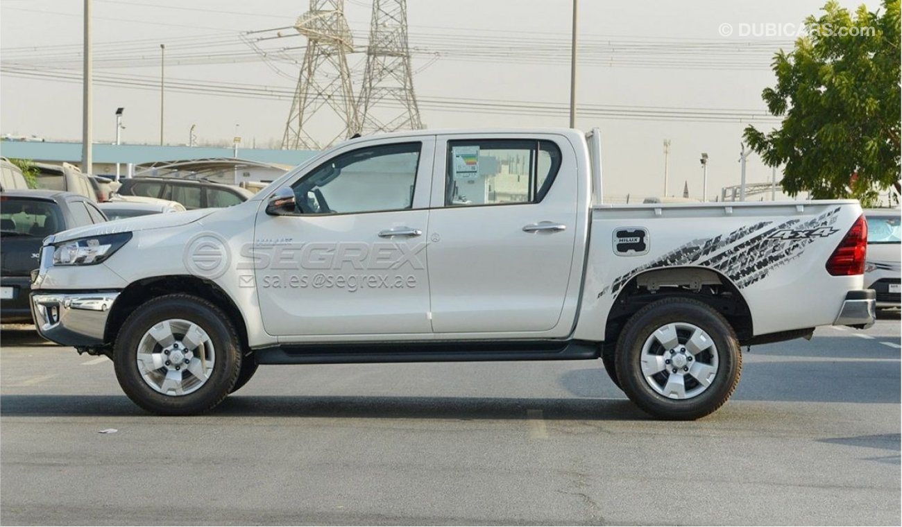 تويوتا هيلوكس DC DIESEL 2.4L 4x4 STD 6MT STEEL WIDE, AC, LED FOG