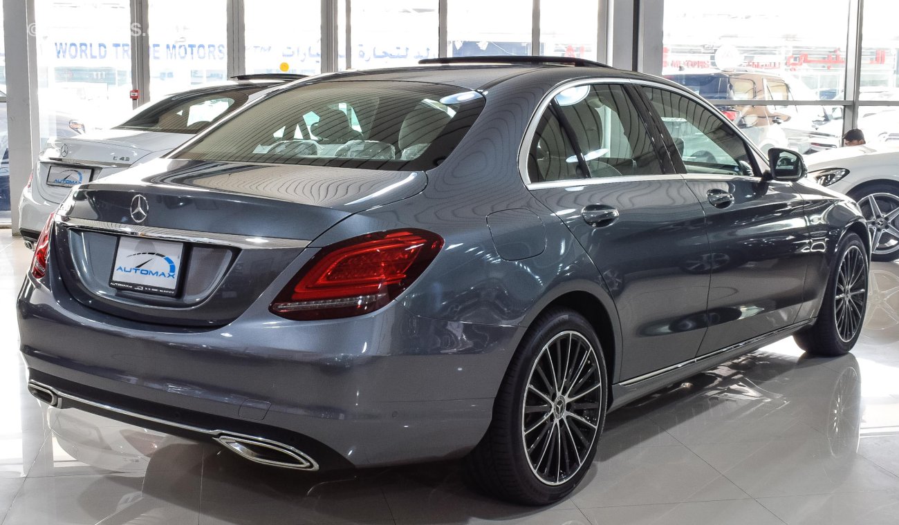 مرسيدس بنز C200 2019 AMG, Sedan, GCC, 0km with 2 Years Unlimited Mileage Warranty from Dealer (RAMADAN OFFER)