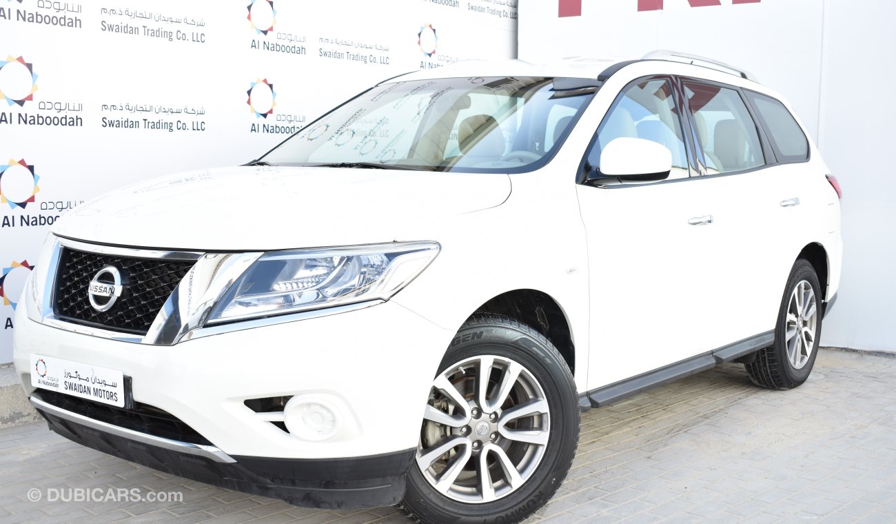 Nissan Pathfinder 3.5L S V6 AWD 2015 GCC SPECS WITH DEALER WARRANTY AND FREE INSURANCE