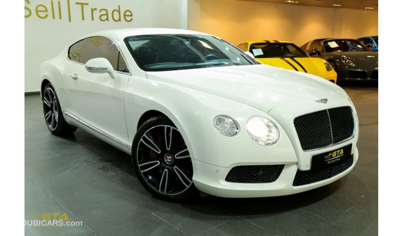 بنتلي كونتيننتال جي تي 2014 Bentley Continental GT, Warranty, Service History, GCC