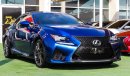 لكزس RC F F Sport Exterior view