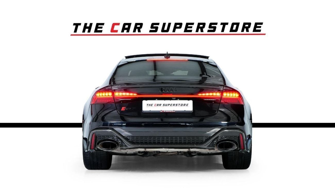 أودي RS7 SPORTBACK Carbon Fiber Package-Audi Ceramic Braking System-Red Calipers-Premium Leather Interior