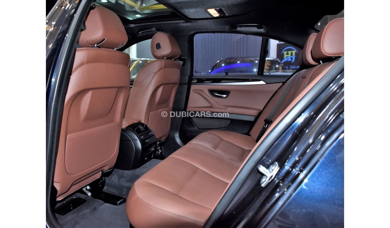 بي أم دبليو 528i EXCELLENT DEAL for our BMW 528i M-Kit ( 2015 Model ) in Dark Blue Color GCC Specs