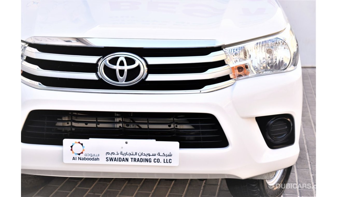 Toyota Hilux AED 1762 PM | 2.7L 4WD GCC WARRANTY