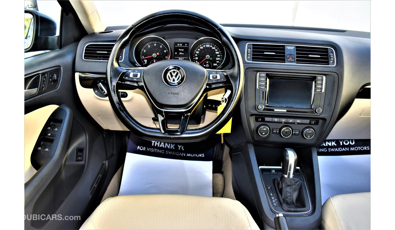 Volkswagen Jetta 2.5L SE FULL OPTION 2016 GCC SPECS DEALER WARRANTY