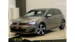 فولكس واجن جولف 2017 Volkswagen Golf GTI, Service History, Warranty, GCC