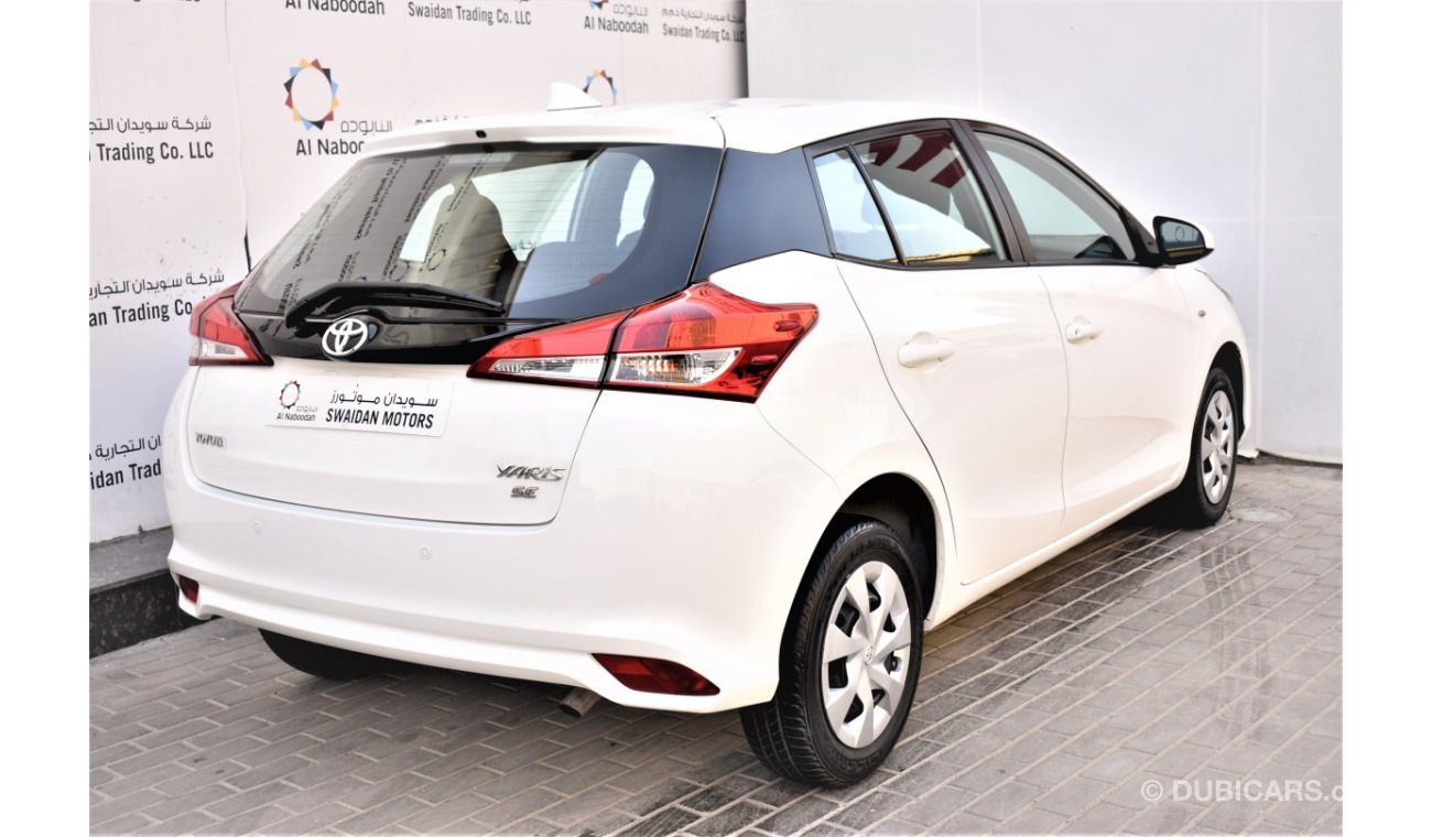Toyota Yaris AED 919 PM | 1.3L SE HATCHBACK 2019 GCC WARRANTY