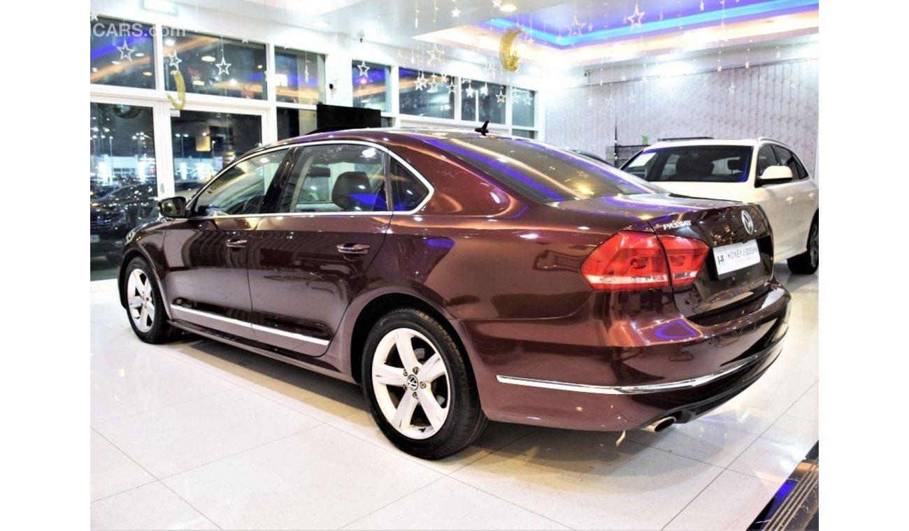 فولكس واجن باسات Volkswagen Passat 2013 Model!! in Burgundy Color! GCC Specs