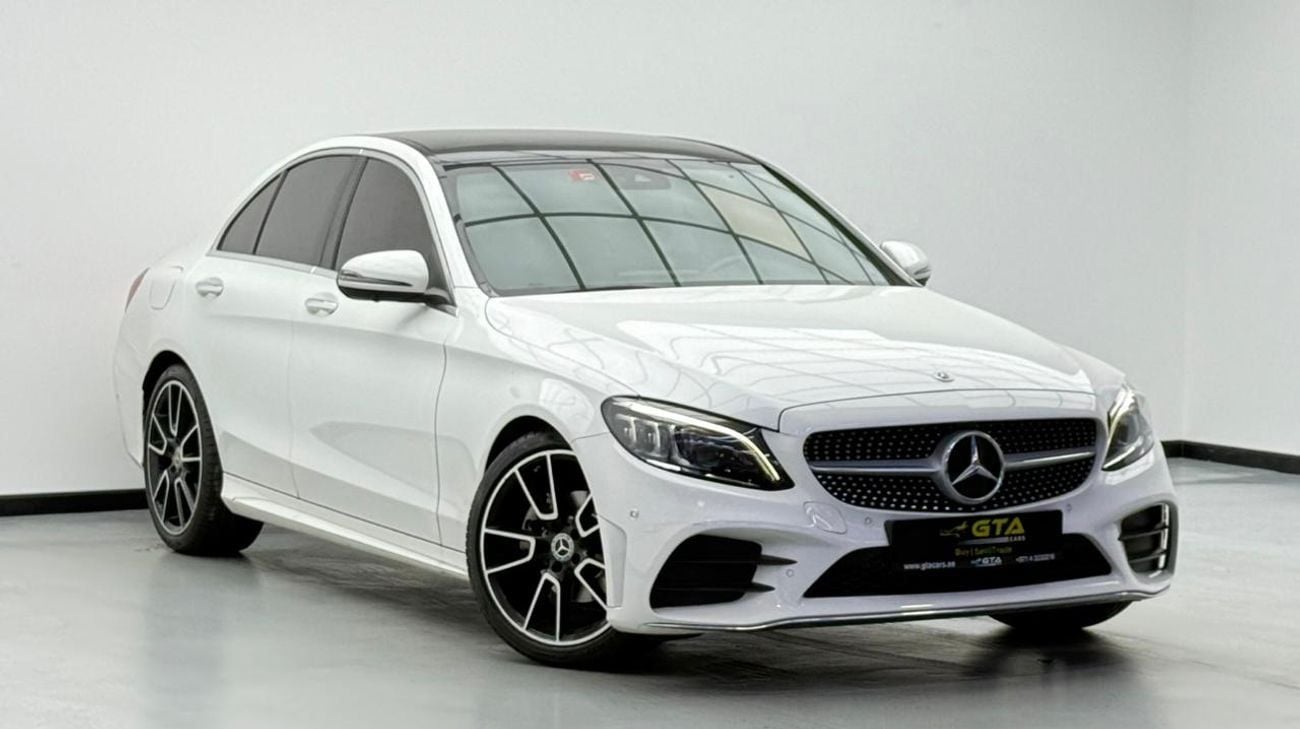 مرسيدس بنز C 200 2021 Mercedes Benz C200 AMG, 2026 Mercedes Warranty, Full Mercedes Service History, GCC