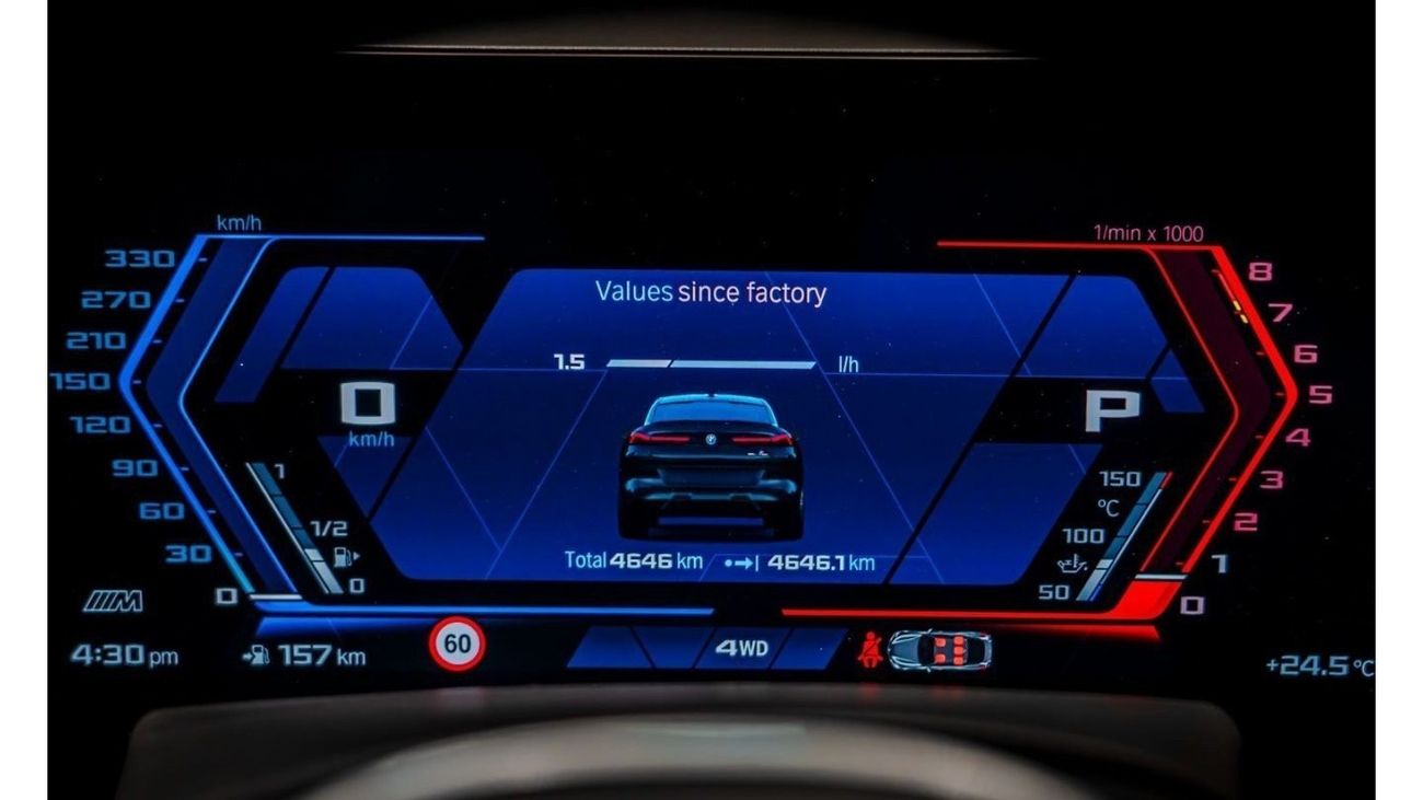 BMW X6M 2024 BMW X6 M Competition, 2028 BMW Warranty, 2028 BMW Service Contract, Low KMs, GCC