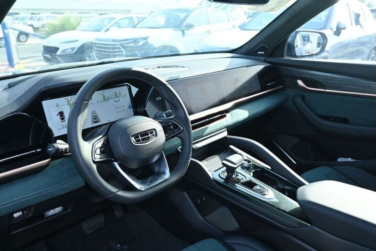 جيلي مونجارو Geely Monjaro 2.0L Turbo, 4WD Petrol, Model 2024 , Color Teal