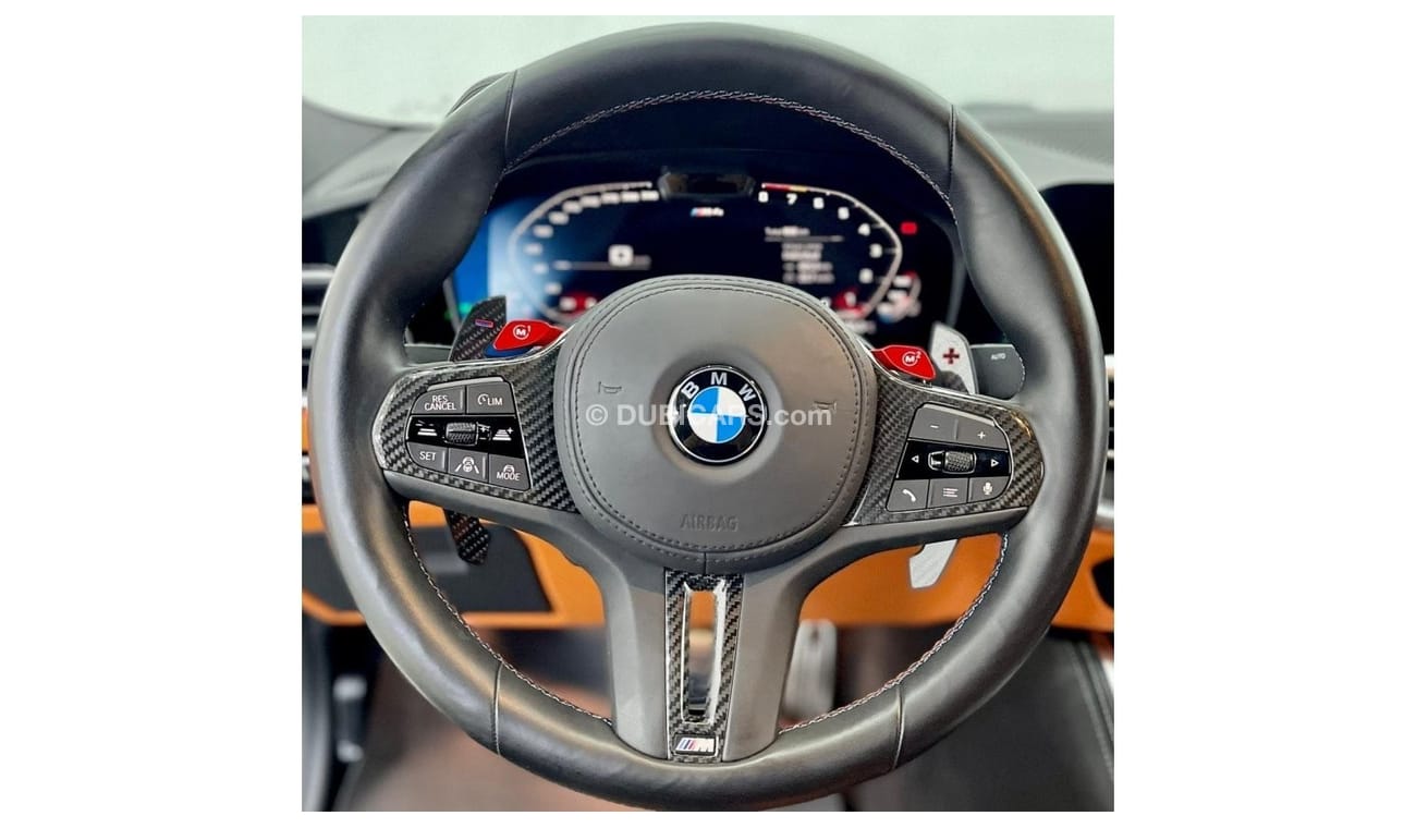 BMW M4 2021 BMW M4 Competition, M Exterior Package Carbon, Full Service History, Warranty, GCC