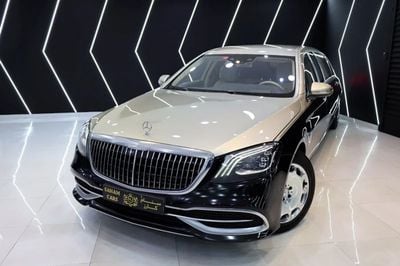 مرسيدس مايباخ S650 مايباخ Pullman Limousine 2021, Privacy Suites, Rear 4-VIP Seats, TV Screen, Burmester Audio!!