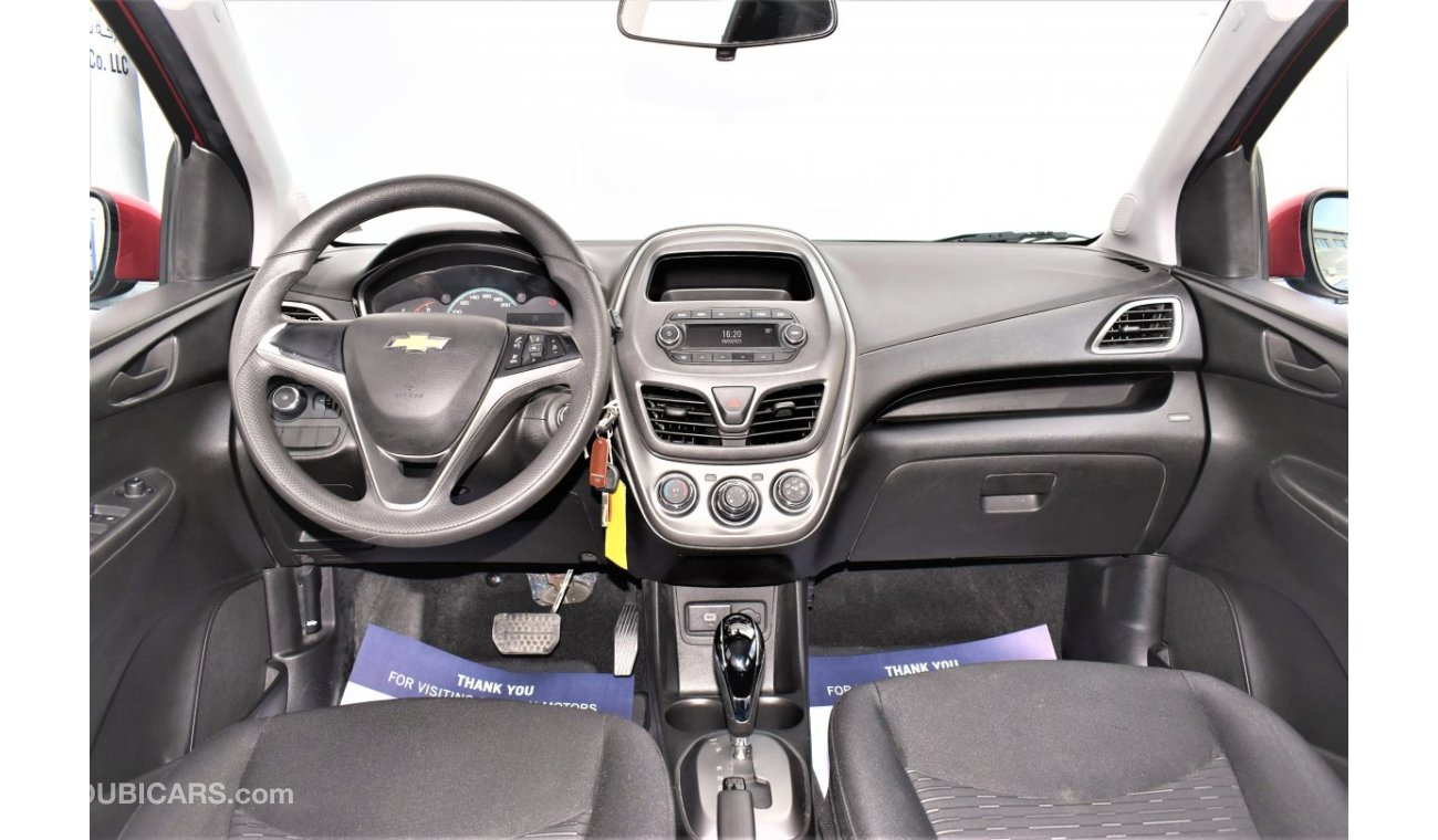Chevrolet Spark AED 684 PM | 1.4L LS GCC DEALER WARRANTY