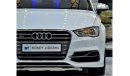 Audi S3 EXCELLENT DEAL for our Audi S3 TFSi ( 2016 Model ) in White Color GCC Specs