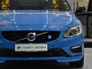 Volvo V60 EXCELLENT DEAL for our Volvo V60 Polestar T6 ( 2016 Model ) in Blue Color GCC Specs