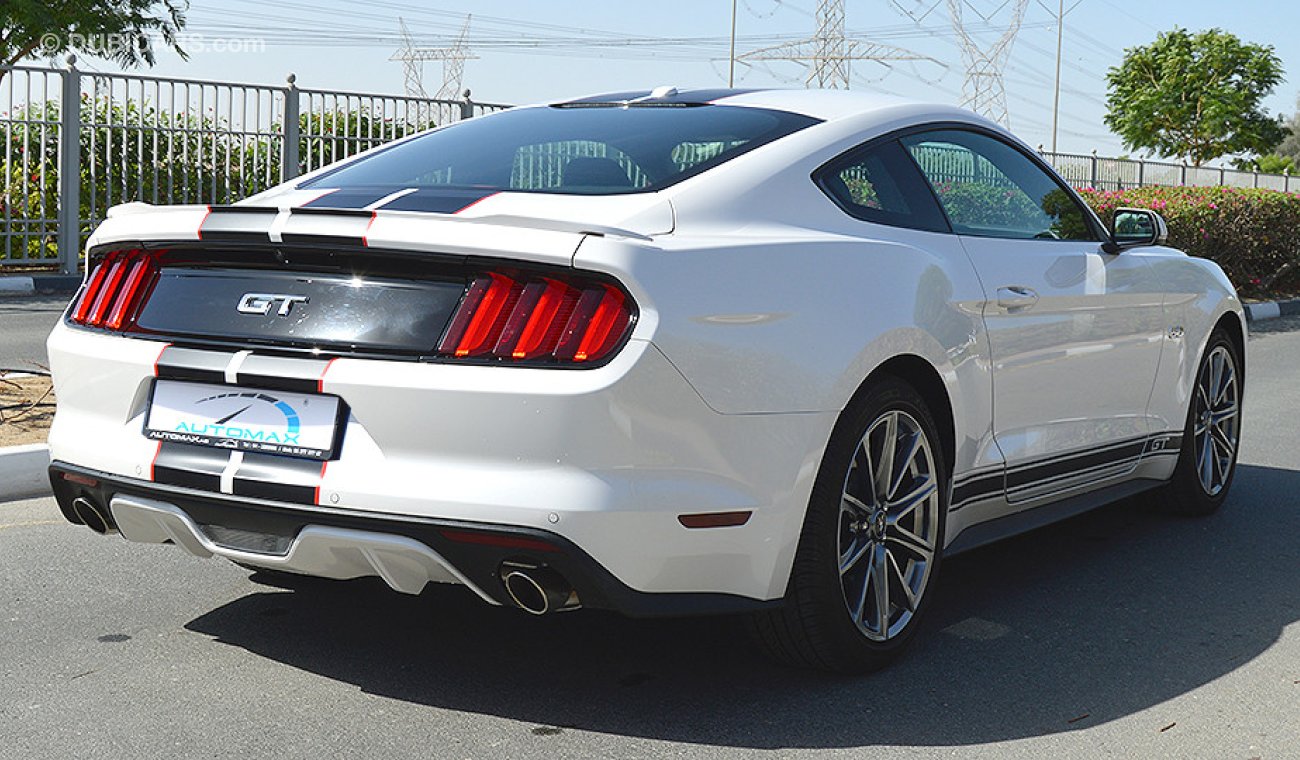 Ford Mustang GT Premium+, 5.0 V8 GCC w/ Warranty until 2020 or 100,000km + 3Yrs or  60,000km Service at Al Tayer