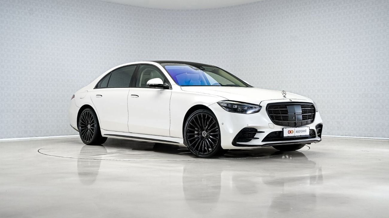 مرسيدس بنز S 580 Special Offer | AED 5,177 PM | Rear Seat Package, Burmester 3D | S 580 AMG Line