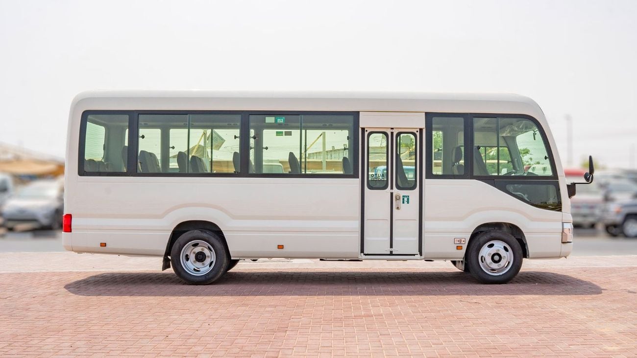 تويوتا كوستر 2026 Toyota Coaster 4.0L Diesel MT 22 seaters Electric doors with Fridge